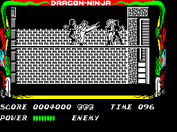 Dragon Ninja screenshot 3 for ZX Spectrum